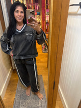 POL jogger pants in french terry - Black
