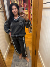 POL jogger pants in french terry - Black