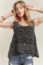 Casual Crochet Tank Top - Assorted Colors