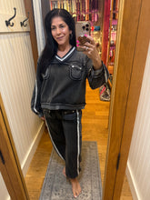POL jogger pants in french terry - Black