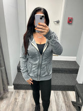 LADIES ZEN FULL ZIP HOOD - TWISTED BLACK,DARK SMOKE OR CEMENT