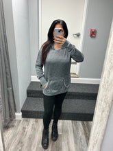 LADIES ZEN PULLOVER HOOD - TWISTED BLACK OR DARK SMOKE