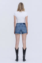 VERVET BY FLYING MONKEY High Rise Medium Dark Wash Denim Shorts