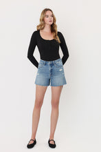 VERVET BY FLYING MONKEY Super High Rise A Line Denim Shorts