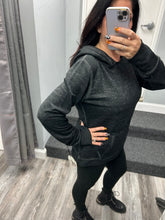 LADIES ZEN PULLOVER HOOD - TWISTED BLACK OR DARK SMOKE