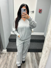 Suzette Brushed Soft Cloud Sweat Shirt - Black or Heather Grey