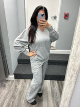 Suzette Brushed Soft Cloud Sweat Shirt - Black or Heather Grey
