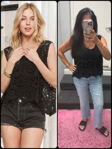 Casual Crochet Tank Top