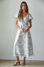 Camellune Dress - Ivory Blue
