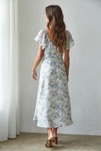 Camellune Dress - Ivory Blue