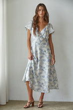 Camellune Dress - Ivory Blue