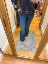 Hidden Dark Vintage Clean Stretch Mid Rise 36” Inseam Flare