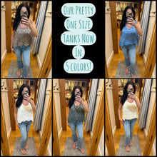 Casual Crochet Tank Top - Assorted Colors