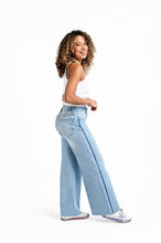 1822 Denim 27'' Wide Leg Jean W/ Shadow Side Stripe - Atlas