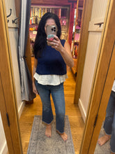 1822 27" Demi-boot Jean W/ Frayed Hem In Bolt