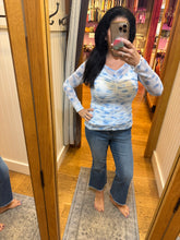 Lettuce Hem Mesh Layering Top - Lavender or Blue
