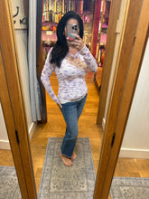 Lettuce Hem Mesh Layering Top - Lavender or Blue