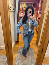 Zipper Jacket - Washed Denim Blue
