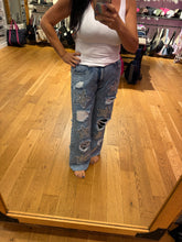 Oli & Hali Washed Stone On Star Denim Pants