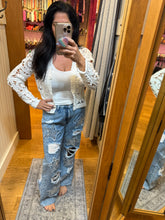 Oli & Hali Washed Stone On Star Denim Pants