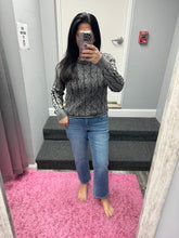 FLYING MONKEY MID RISE CROP STRAIGHT JEANS - STATELY
