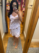 Floral Ruffle Dress - Lavender