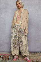 POL Balloon Sleeve Hoodie Jacket In Double Gauze - Black, Natural or Off White