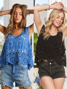 Casual Crochet Tank Top