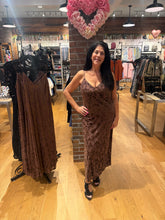 Dark Plum Floral Velvet Maxi Slip Dress