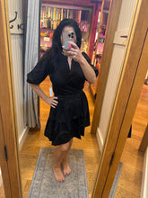SIX FIFTY ANNABELLE | MIXED MEDIA DRESS - BLACK