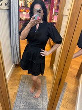 SIX FIFTY ANNABELLE | MIXED MEDIA DRESS - BLACK
