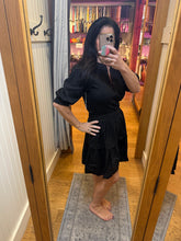 SIX FIFTY ANNABELLE | MIXED MEDIA DRESS - BLACK