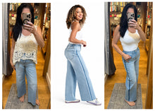 1822 Denim 27'' Wide Leg Jean W/ Shadow Side Stripe - Atlas