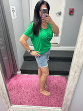 Judy Blue High Waist Tummy Control Light Destroy & Fray Hem Shorts