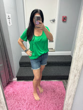 Judy Blue High Waist V-Front Shorts w Shield Pockets