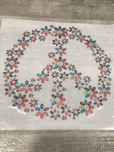 Peace Bling Transfer Flower
