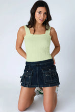 Nikibiki Lace Textured Square Top - Assorted Colors