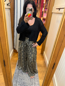 Wrap Pant - Black/Gold