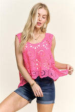 Casual Crochet Tank Top - Assorted Colors