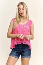 Casual Crochet Tank Top - Assorted Colors