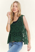 Casual Crochet Tank Top - Assorted Colors