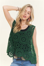 Casual Crochet Tank Top - Assorted Colors