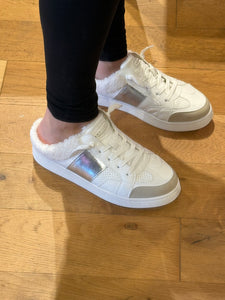 Corbin Mule Sneaker - White