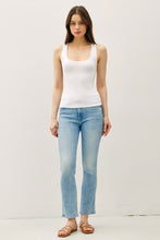 Soft Core-double Lined Basic Square Neck Tank - Black, Chocolate or Off-White
