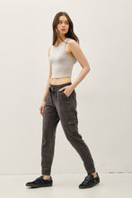The Ryder Tencel Cargo Jogger Pants - Charcoal or Khaki
