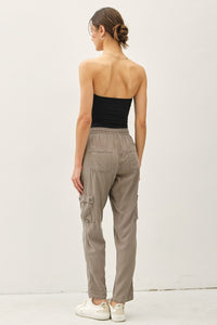The Ryder Tencel Cargo Jogger Pants - Charcoal or Khaki
