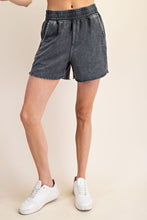 Mineral Washed Terry Short - Black or Mocha