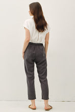 New Color-tencel Tapered Pants - Charcoal or Greige