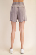 Mineral Washed Terry Short - Black or Mocha