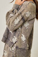 Essential Washed Embroidered Sweatshirt - Assorted Colors